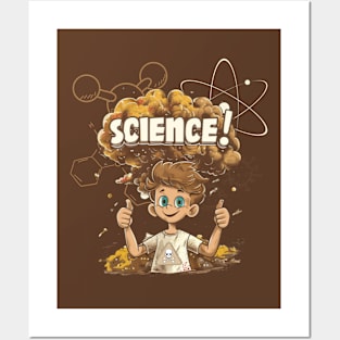 science is like magic, chemistry, atomic bomb, gift presents Posters and Art